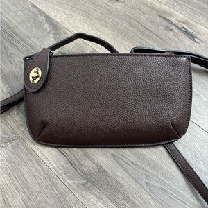 Chic Dark Brown Crossbody Bag